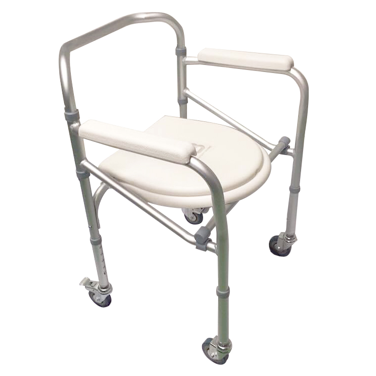 KB225CR-AL19-1 Cómodo Sanitario Plegable en Aluminio con Ruedas Ref: KB225CR-AL19 - Imagen 1