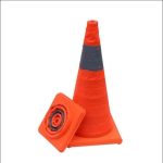 Cono Señalizacion 60cm Retráctil Naranja