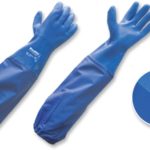 Guante Zubiola Semicorrugado Azul PVC Ref 11980075
