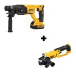 Rotomartillo Inalámbrico Dewalt + Pulidora 4.1/2" Ref DCH133M2-B3A + DCG412B