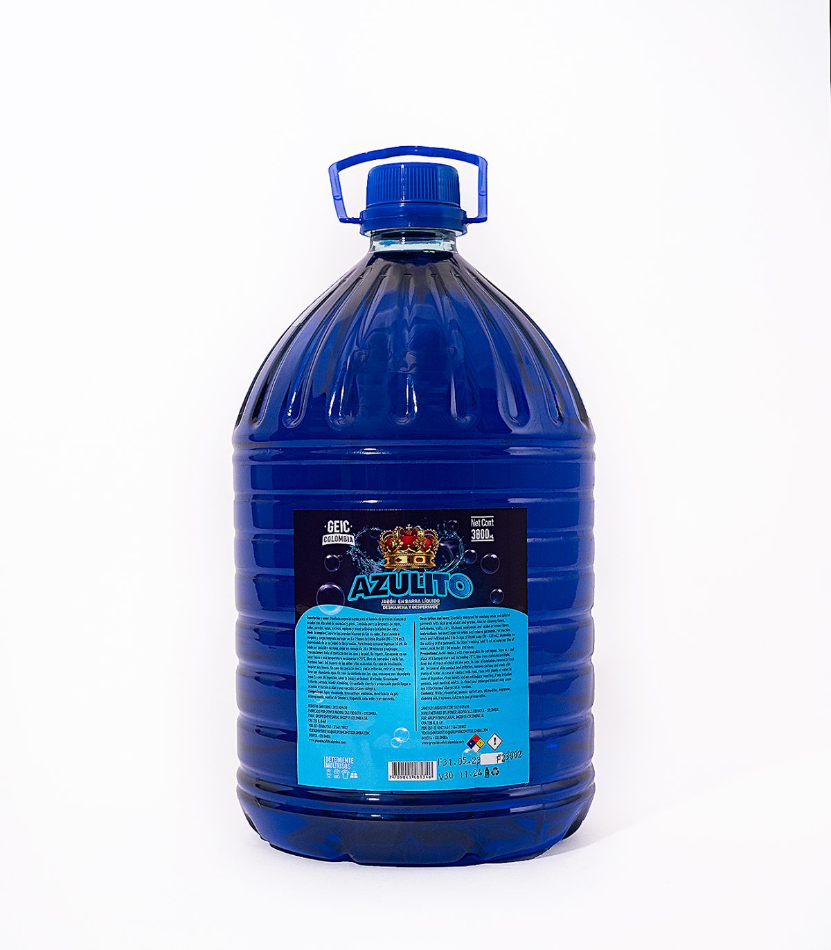 Azulito Lavar Ropa DETERGENTE AZULITO x 3800ml-Grupo VID-POPAYAN